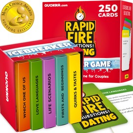 Quokka Couples Conversation Games for Date Night - Fun Couple Card Games with 500+ Questions - Perfect Icebreaker Games for Adults & Date Night Games for New or Married Couples I Premium Version