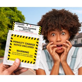 Tigoli Funny Fake Penalty Charge Notice Prank Set – Hilarious Joke Parking Ticket Gag with Realistic Envelope Wallet | Great Novelty Gift for Friends, Family & Co-Workers (3 Pack)
