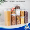 MR.SIGA 12 Pack Airtight Food Storage Container Set, BPA Free