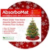 Holly International AbsorboMat Absorbent Christmas Tree Mat & Floor Protector,
