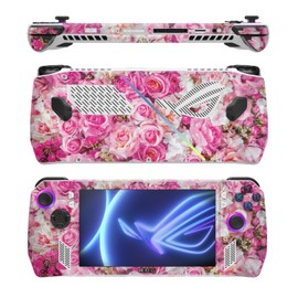 MightySkins Carbon Fiber Skin Compatible with Asus ROG Ally - Bed of Roses | Protective, Durable Textured Carbon Fiber Finish | Easy to Apply