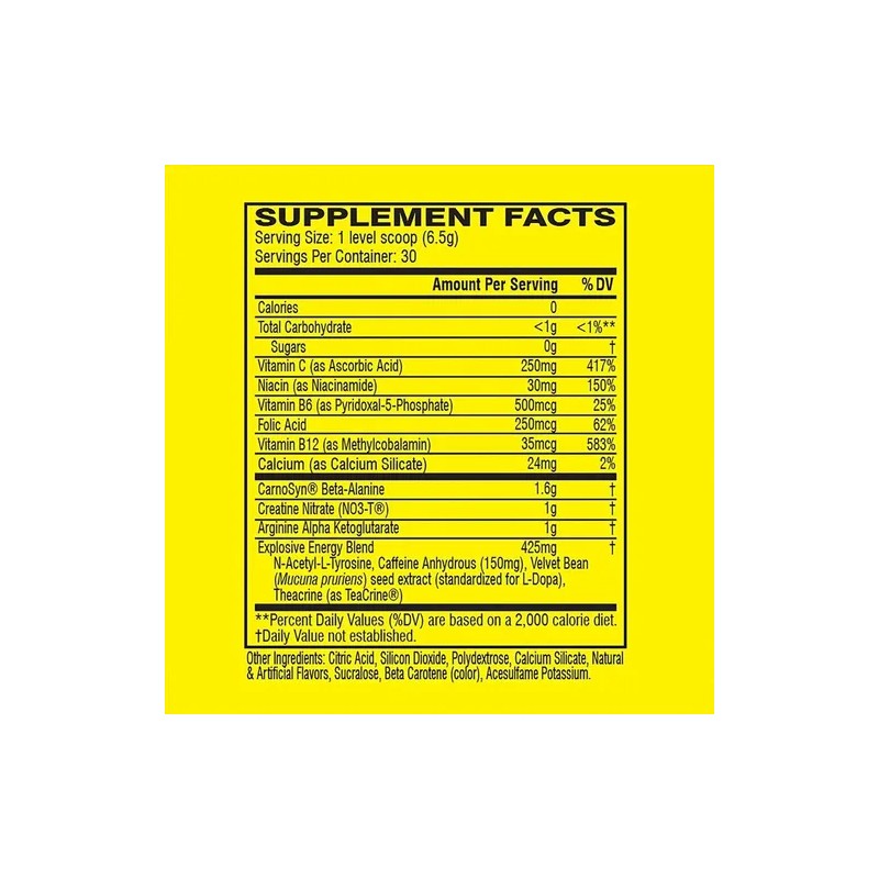 Suplemento Deportivo Cellucor C4 Pre-Workout Sabor Sandía 180g