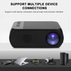 Mini Projector Black Micro 1080P HDMI Multi Function Home Theater