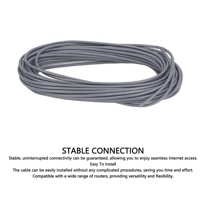 Starlink Cable, 30FT 1200Mbps Rectangular Satellite Cable, Waterproof Replacement Cable
