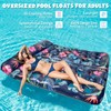 Inflatable Pool Float Lounger, 72" x 60" Large Pool Floats