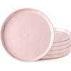 AmorArc Ceramic Dinner Plates Set of 6, 10.25 Inch Stoneware
