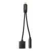 Steren Cable Adaptador Lightning Para Audio 3,5 Mm Y Carga|