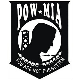 Americas & Americas POW-MIA Sticker