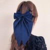 ZUJIACUN 3 large bow hair clips, Silk satin bow hair