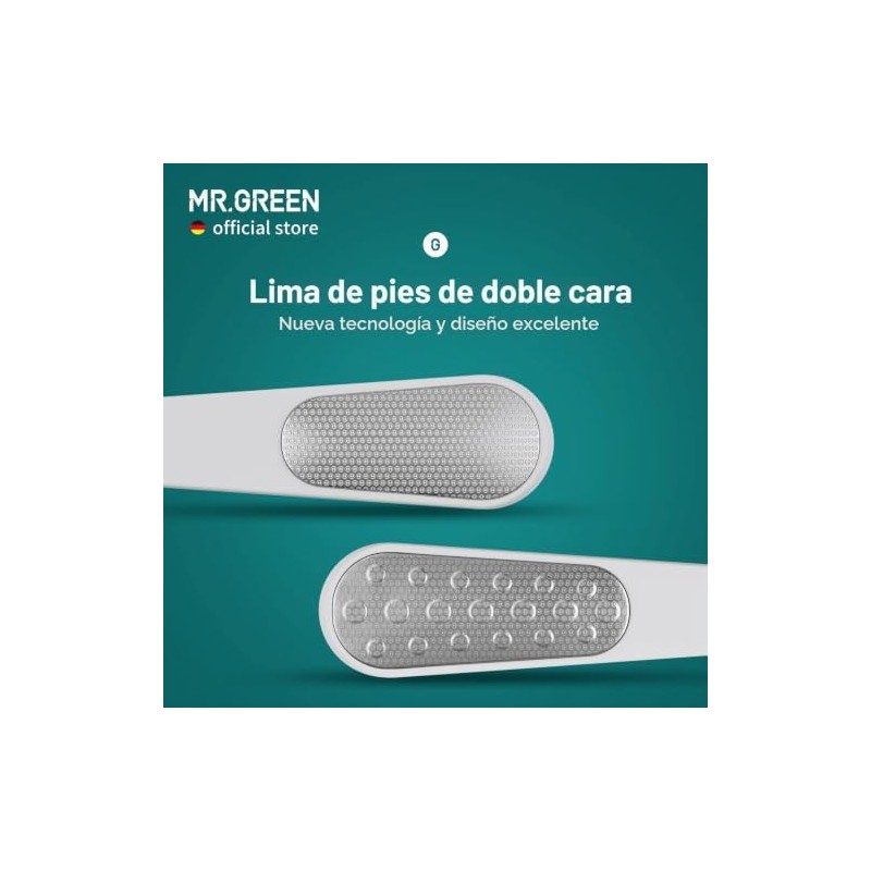 Lima de Pie de Doble Cara MR.GREEN 2208 de Acero
