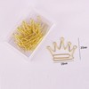 100Pcs Cute Planner Clips Innovative Design Anti Rust Electroplating Process