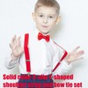 LYITZW Children's Braces Bow Tie Sets Braces Bow Tie Set