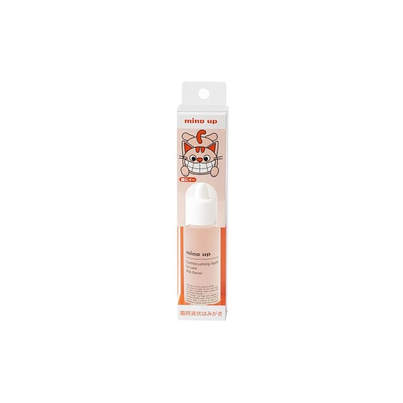 Mindup Cat Mouth Care Liquid Brush for Cats, Milk Flavor