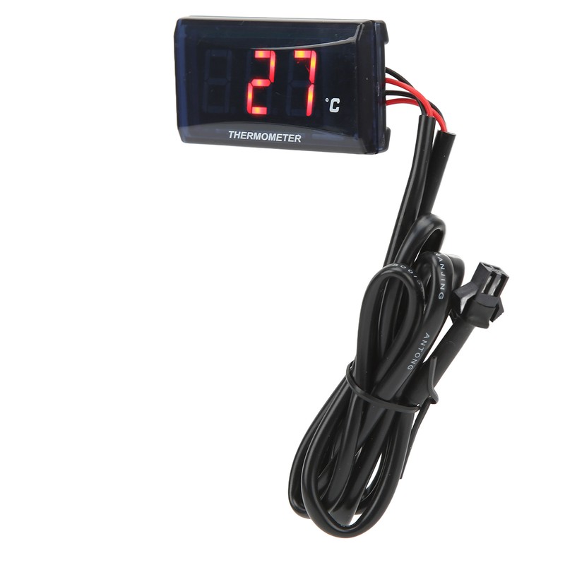 Universal Motorcycle DC12V LCD Screen Slim Water Temperature Gauge With