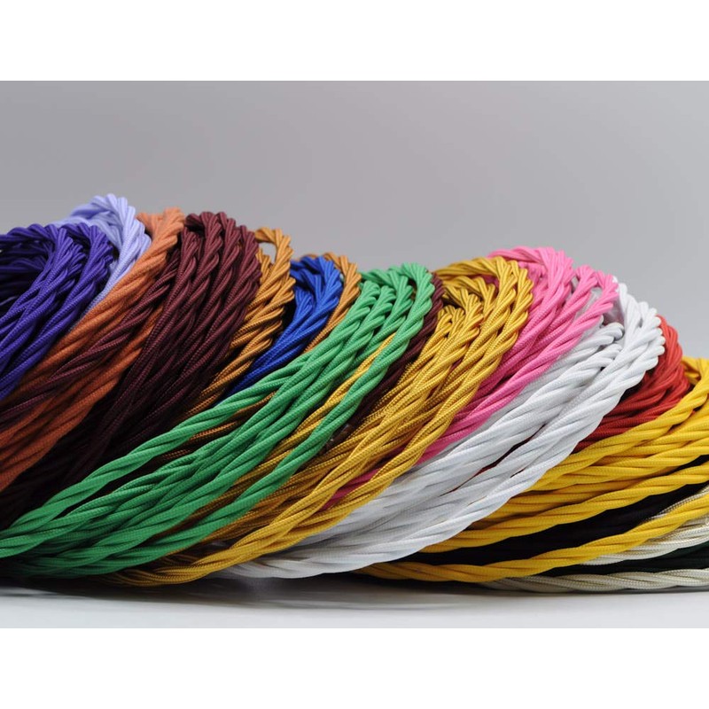 Klartext LUMIÈRE Braided Fabric Cable for Lighting 3 x 0.75