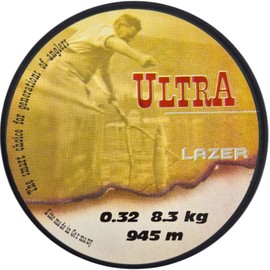 LAZER LINE Ultra Carp Monofil Angelschnur 945m Dia 0,32mm Test 8,3kg Karpfenangeln Schnur - Karpfen Angeln - Grundangeln - Monofilament Angelsehne - Nylonfaden Vorfach – Vorfachschnur - Method Feeder