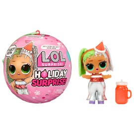 L.O.L. Surprise! Holiday Surprise!- Miss Merry- with Collectible Doll, 8 Surprises, Holiday Theme, Collectible Dolls, Limited Edition- Great Gift for Girls Age 3+