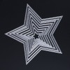 U-horizon 8pcs Five Stars Cutting Dies, DIY Scrapbooking Metal Embossing
