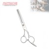 Professional & Home Hair Cutting Scissors: Thinning, Flat, Bangs, and Kids' Shears Free Size/Flat Shear 4ea
