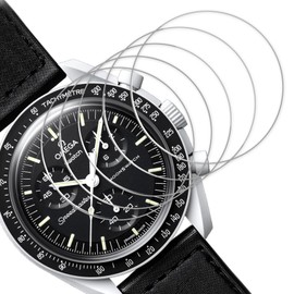 Wvxilyr MoonSwatch 5 Pack TPU Screen Protector Clear Anti-Scratch Self Healing Watch Screen Protector Clear HD Compatible with Mercury to Moon Models