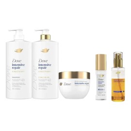 Kit Plus Dove Intense Repair Shampoo, Cond, Biphase, Masc Sr