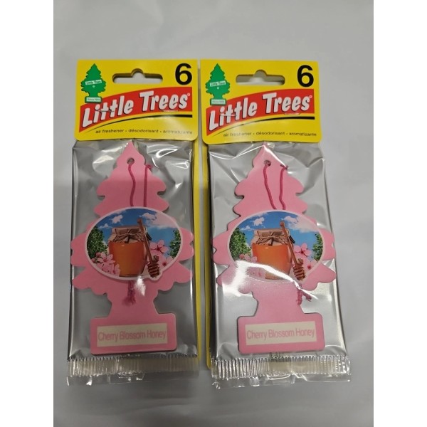 Little Trees Cherry Blossom Honey Air Freshener 24 Pack
