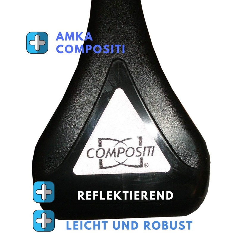 Compositi Reflex Plastic Stirrups with Flexible Wide Tread Surface Brown/Brown