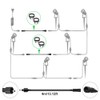 Extension Cable 2 Pack IP65 Waterproof Extension Cords for Landscape