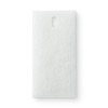 MUJI 38304623 Urethane Foam Three-Layer Bath Sponge, White, Width 2.8
