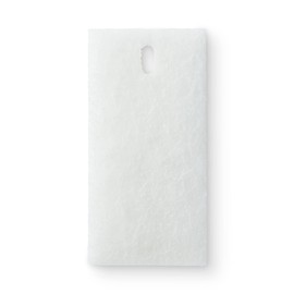 MUJI 38304623 Urethane Foam Three-Layer Bath Sponge, White, Width 2.8 x Depth 5.7 x Height 1.8 inches (7 x 14.5 x 4.5 cm)
