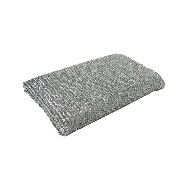 Towa Sangyo Kitchen Sponge, Aluminum Net Sponge (3 Pieces), Silver,