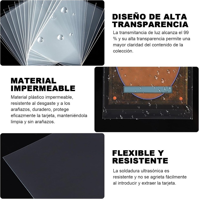 Paquete de 800 Card Sleeve, Fundas para Cartas PKM, Protector