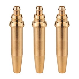 SÜA - G02-1 Acetylene Cutting Tip for Oxyfuel Cutting Machines Compatible with Airco, Tanaka, Koike, AGA, Concoa - Size: 1 - (3 Pack)