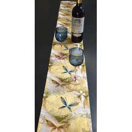 Shinsendo Kimono Table Runner, Japanese Hostess Table Coordination, 70.9 x 7.9 inches (180 x 20 cm), Butterfly, 70.9 x 7.9 inches (180 x 20 cm)
