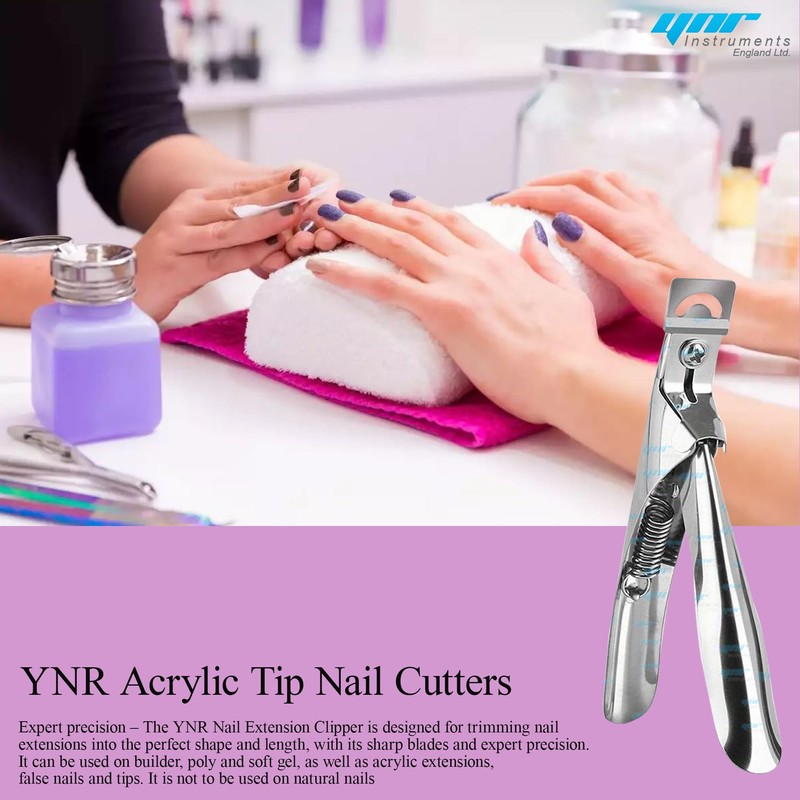 YNR 3 Way Acrylic Nail Clipper UV Gel False Fake