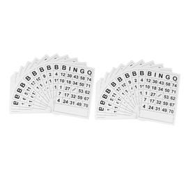 Kisangel 120Pcs Funny Bingo Cards Interactive Party Game Sheets for Gatherings for Entertainment Charity Events and More