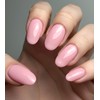 Morily Pink Press on Nails - Glossy Short Oval Fake