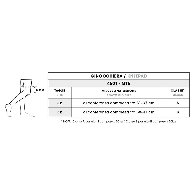più adrenalina Kniebandage MT6 Volleyball Profi Marke