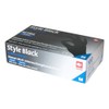Nitrile Gloves Style Size M Powder-Free Black Pack of 100