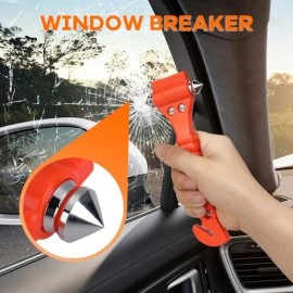 Sinsen Car Safety Hammer, Window Glass Hammer Breaker And Seatbelt Cut