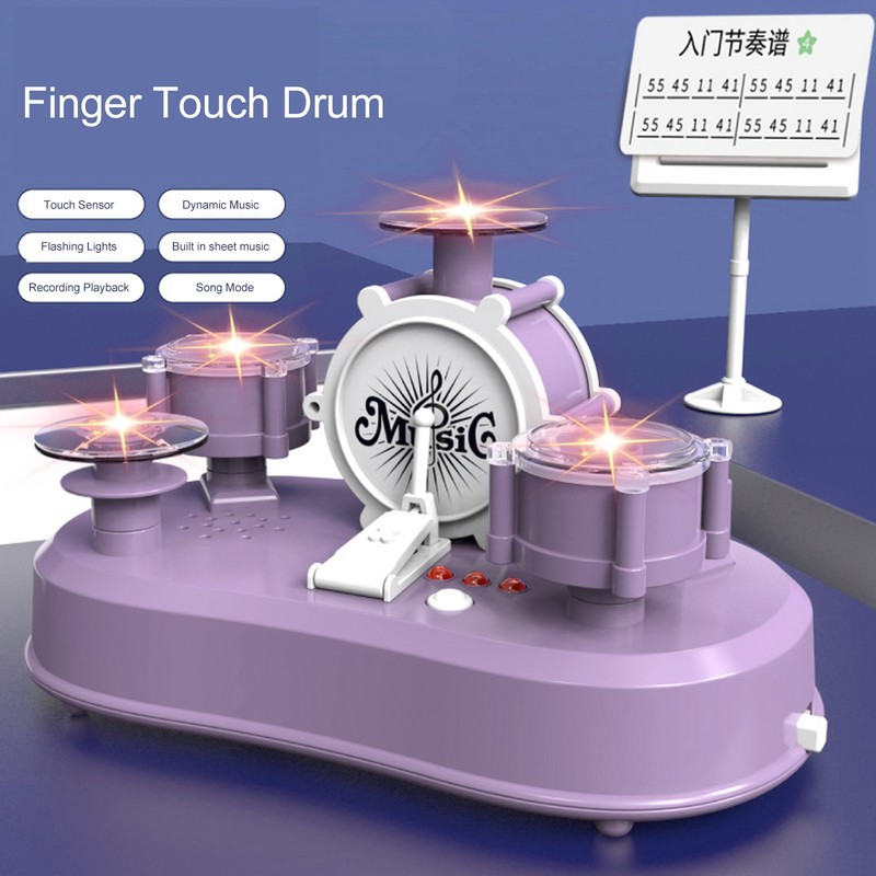 Finger Touch Drum Early Educational Simulation Electronic Tiny Desktop Finger