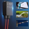 Outdoor Remote Control Switch, DC 8-80V, Waterproof, 2-Button Remote, Long-Range