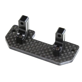 Boerunid Carbon Fibre Servo Mount Holder Axle High Servo Fixed Bracket for Axial SCX10 SCX10 II 90046 1/10 RC Crawler Car Upgrade Parts