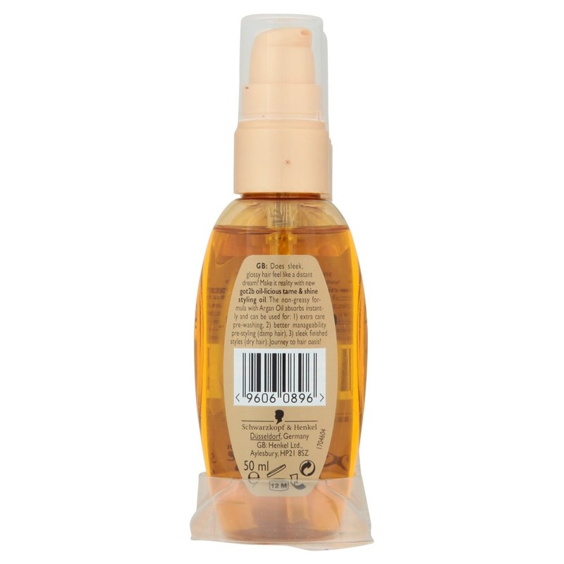Schwarzkopf got2b Oil-Licious Tame & Shine Stylingöl, 50 ml