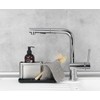 Wenko Organiser Stainless Steel Orio Drainer Sink Caddy, Silver matt,