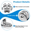 TUAHOUS Stainless Steel Pulley, Cargo Transport Pulley, Rope, Pulley, Mountain