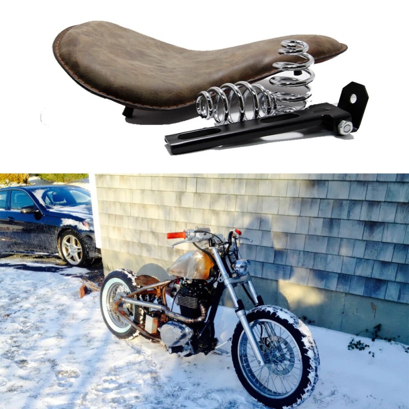 DREAMIZER Retro Motorcycle Solo Seat Spring Bracket For Suzuki Savage