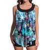 Rekita Flowy Tankini Bathing Suits for Women Swimsuits Tankini Sets
