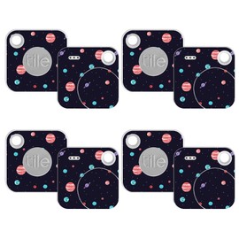 MightySkins Skin Compatible with Tile Mate w/Replaceable Battery (2018) - Bright Night Sky | Protective, Durable, and Unique Vinyl wrap Cover | Easy to Apply, Remove | Made in The USA