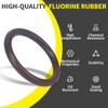 ZDBB 382 Pieces 30 Sizes SAE Viton O Ring Assortment